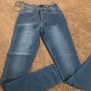 Medium wash jeans (fashion nova)